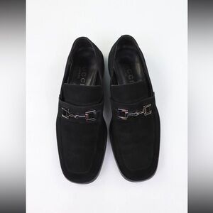 Gucci by Tom Ford VTG Horsebit 110 1580 Suede Loafers